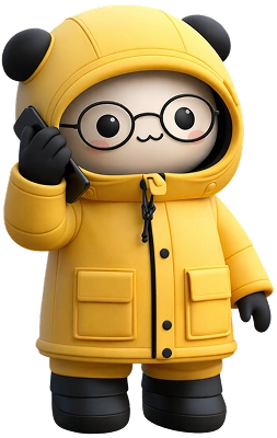 Robot mascot for free entry